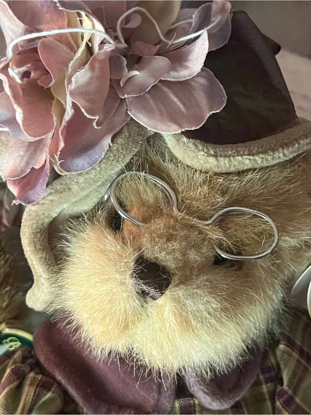 The Bearington Collection Knitter & Pearl  Bear 1081 Limited